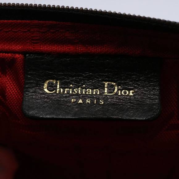 Christian Dior Canage Pouch Nylon Black Auth bs10301 - Picture 10 of 16